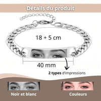 bracelet yeux personnalisé