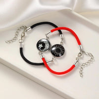 Bracelets astres soleil lune 2Pcs