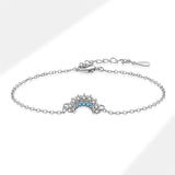 bracelet lune argent acier