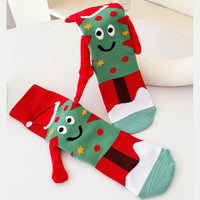 Chaussettes Père Noël / Sapin Couple