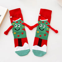 Chaussettes Père Noël / Sapin Couple