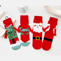 Chaussettes Pères Noël Sapin Couple