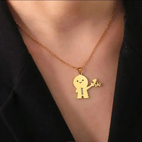 Collier Pendentif Personnage Biu
