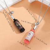 Collier Bouteille de Vin BFF