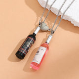 Collier Bouteille de Vin BFF