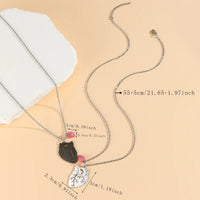 Collier Coeur Anatomique Couple