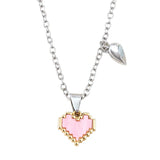 Collier coeur gameuse