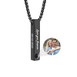 Collier Homme Noir Personnalisé