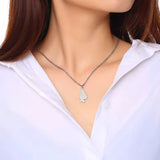 Collier Pièce Puzzle Femme Argent