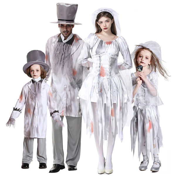 déguisement mariée halloween couple famille