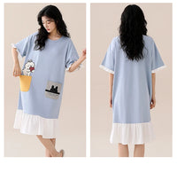 chemise de nuit lapin