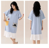 chemise de nuit lapin