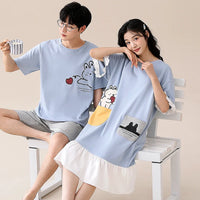ensemble pyjama homme femme lapins