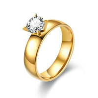 Solitaire Acier Doré