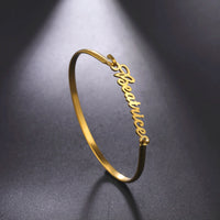 bracelet jonc personnalisé prénom