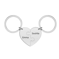 Porte-clés pour 2 Personnalisé