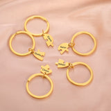 Porte Clé d'Amitié pour 5 (Personnalisé)