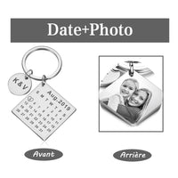 Porte Clé Photo Calendrier