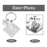 Porte Clé Photo Calendrier