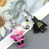 porte clé Batman et Catwoman