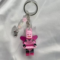 porte clés batman rose