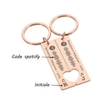 Porte-Clé Code Spotify Duo