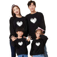Pull Coeur Adulte Enfant
