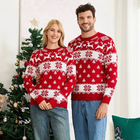 Pull Couple motifs hiver