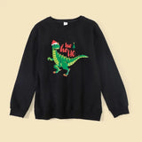 pull noel dinosaure homme