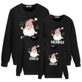 Pull Noel Noir Famille Humour