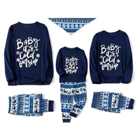Pyjama Noel Bleu Bébé Enfant Homme Femme