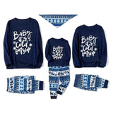 Pyjama Noel Bleu Bébé Enfant Homme Femme