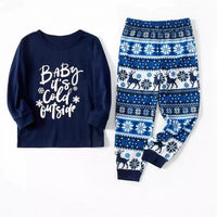 Pyjama Noel Bleu Enfant