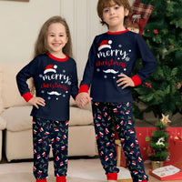 Pyjama Noel Bleu Marine Enfant
