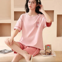 Pyjama Coeur Femme Rose