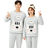 Pyjama Polaire Chat Couple