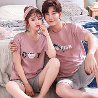 Pyjama Couple Rose