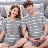 ensemble pyjama homme femme gris