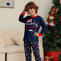Pyjama Noel Garçon Bleu Marine