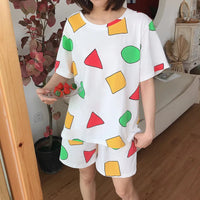 Pyjama Géométrique Femme 