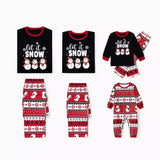 Pyjama Let It Snow Noël Famille