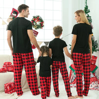 pyjama noel carreaux rouge noir