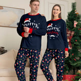 Pyjama Noel Bleu Marine Adulte