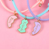 Set de 3 Bracelets Coeur Best Friends
