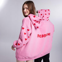 sweat 2 capuches roses