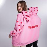 sweat 2 capuches roses