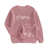 Sweat Assorti Mère Fille Tricot