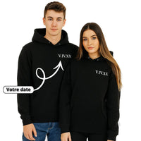 sweat personnalisé chiffre romain