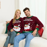 Sweat Couple Noel Bordeaux
