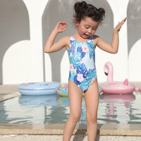 maillot de bain fille tropical 1 pièce